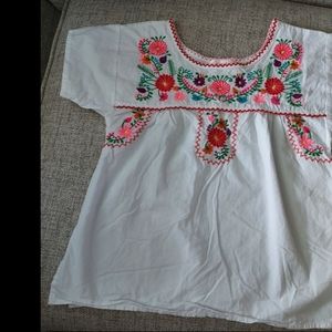 Girls clothing Unik embroidery shirt size 8